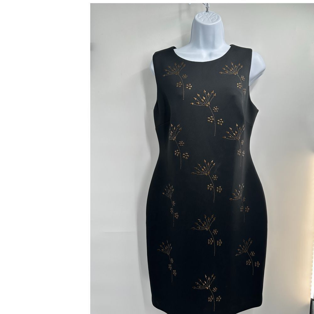 Tommy Hilfiger Sheath Dress‎ Women Black Embellished Cocktail Size 10 Office NWT - Picture 13 of 13
